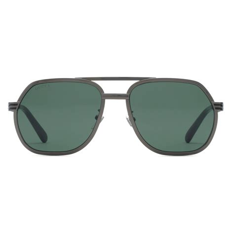 gucci web navigator sunglasses ruthenium